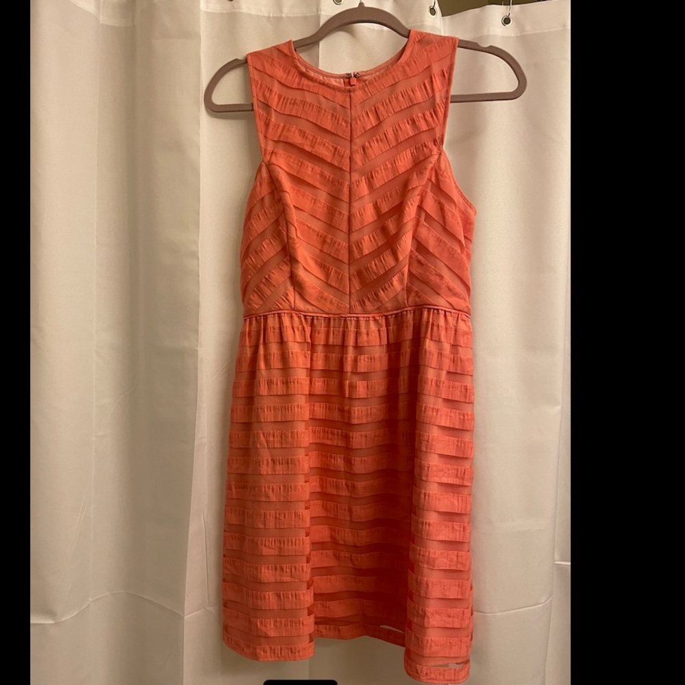 Ann Taylor Loft Coral Dress